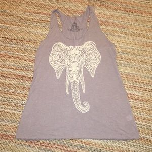Light purple racerback tanktop